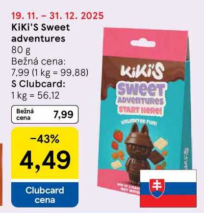 Kiki's Sweet adventures 80 g 