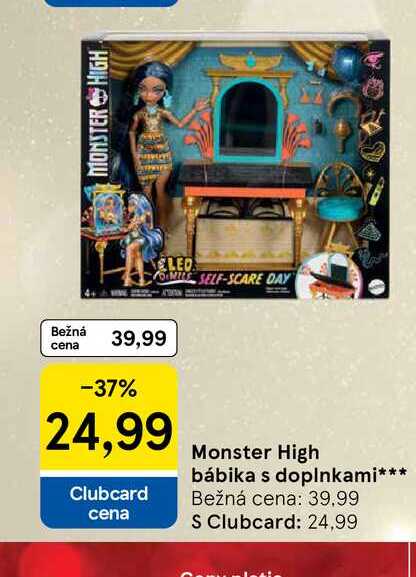 Monster High bábika s doplnkami