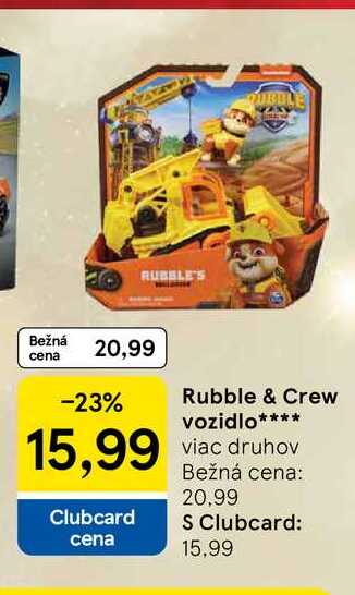 Rubble & Crew vozidlo