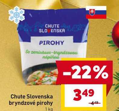 Chute Slovenska bryndzové pirohy 1kg