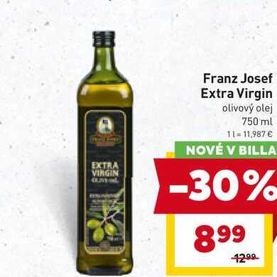 Franz Josef Extra Virgin olivový olej 750 ml 