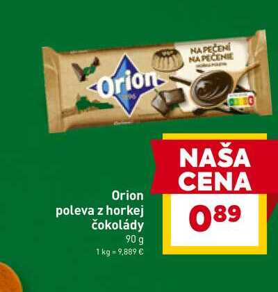 Orion poleva z horkej čokolády 90 g