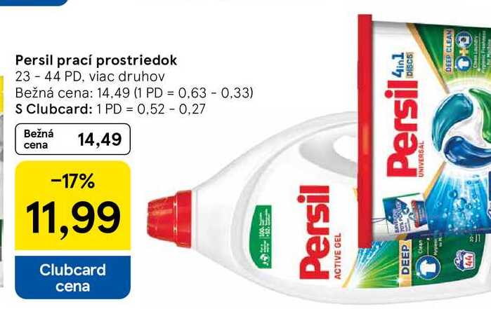 Persil prací prostriedok 23-44 PD, viac druhov