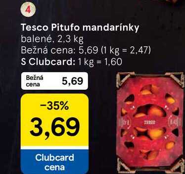 Tesco Pitufo mandarínky balené, 2,3 kg