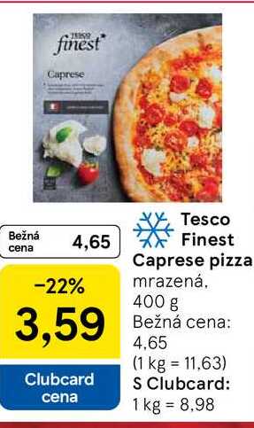 Finest Caprese pizza mrazená 400 g