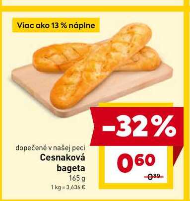 Cesnaková bageta 165 g