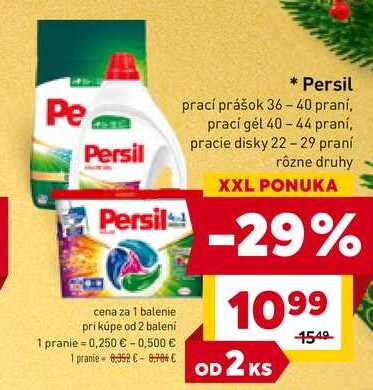 Persil prací prášok 36-40 praní