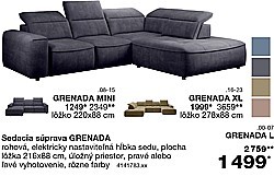 Sedacia súprava GRENADA - L
