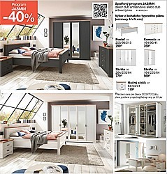 Spálňový program JASMIN - Posteľ