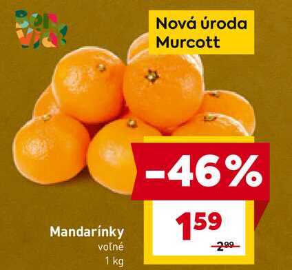 Murcott Mandarínky voľné 1 kg
