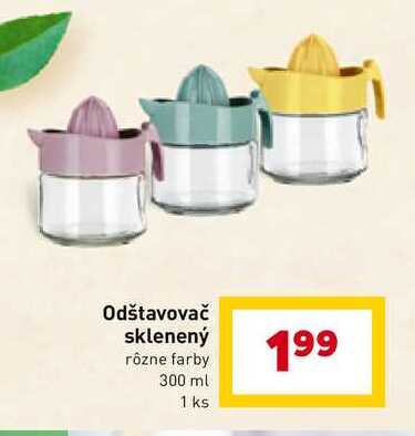 Odštavovač sklenený rôzne farby 300 ml