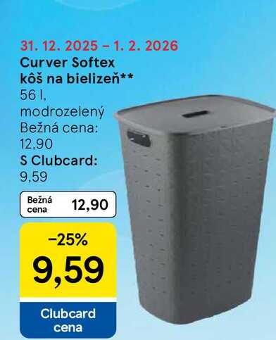 Curver Softex kôš na bielizeň 56l