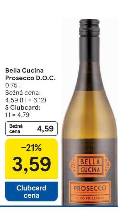 Bella Cucina Prosecco D.O.C. 0,75l