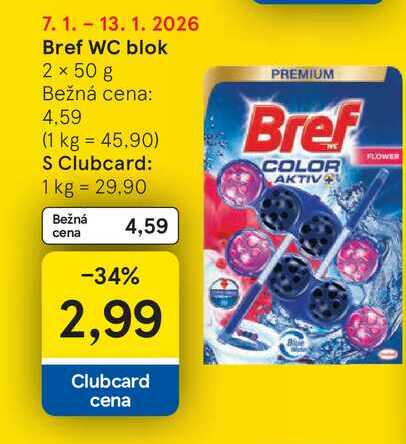 Bref Color Aktiv 2x50g