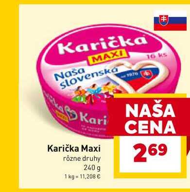 Karička Maxi rôzne druhy 240 g