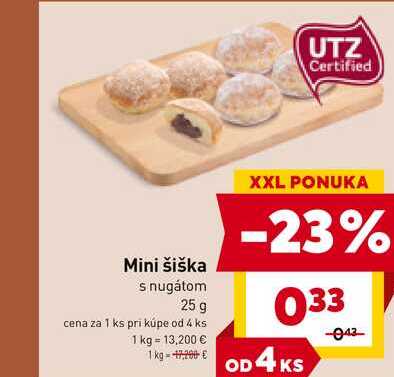 Mini šiška s nugátom 25 g 