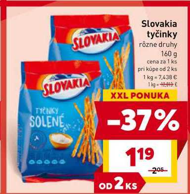 Slovakia tyčinky rôzne druhy 160 g