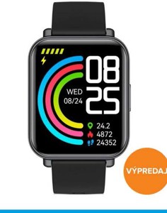 lnteligentné hodinky Niceboy Watch 4 NFC čierne