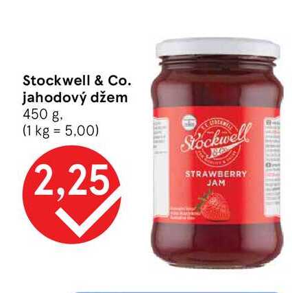 Stockwell & Co. jahodový džem 450 g