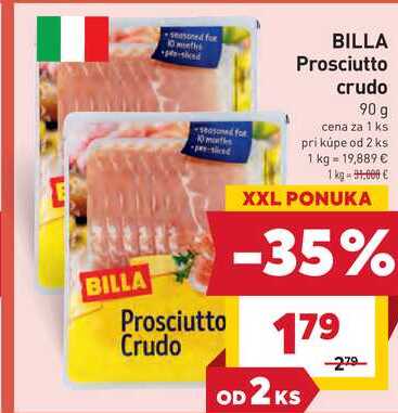 BILLA Prosciutto crudo 90 g 
