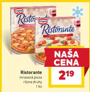 Dr. Oetker Ristorante mrazená pizza rôzne druhy 1 ks