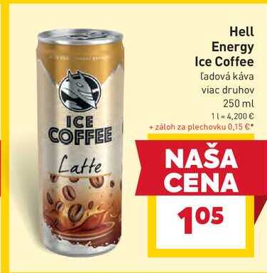 Hell Energy Ice Coffee Ľadová káva viac druhov 250 ml