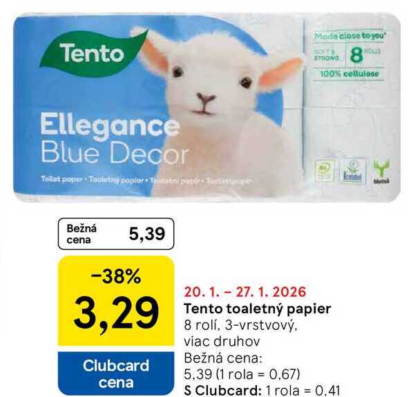 Tento Ellegance 8 ks