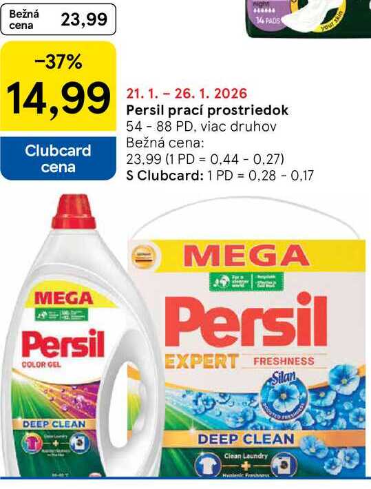 Persil prací prostriedok 54-88 PD, viac druhov 