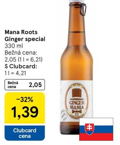 Mana Roots Ginger special 330 ml 