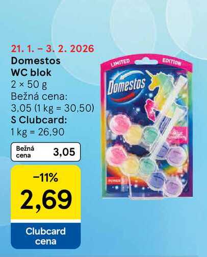 Domestos WC blok 2 x 50 g 