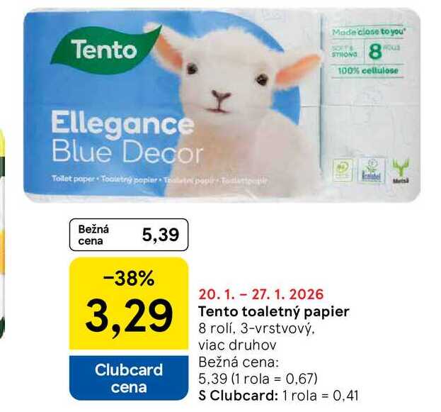 Tento Ellegance 8 ks