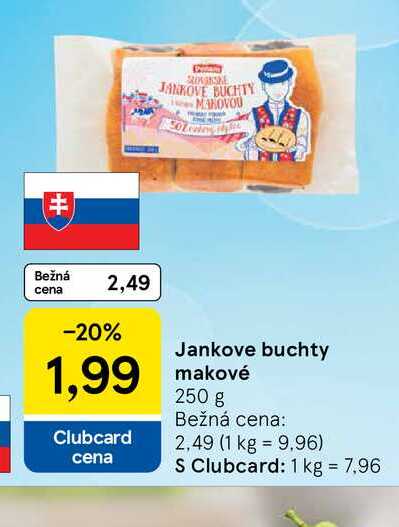 Jankove buchty makové 250 g 