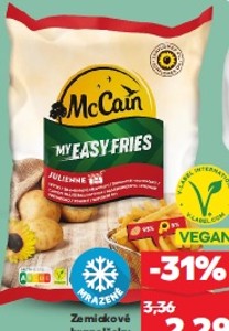 McCain My Fries Julienne dlhé hranolky