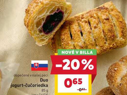 Duo jogurt-čučoriedka 85 g