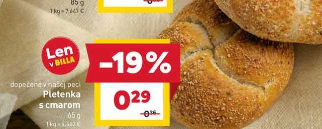 Pletenka s cmarom 65 g