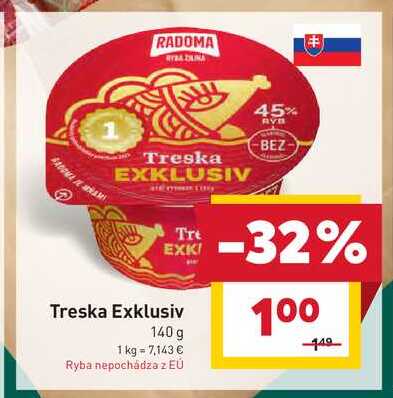 Radoma Treska Exklusiv 140g 