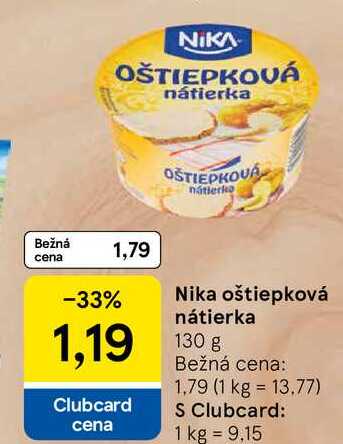 Nika oštiepková nátierka 130g