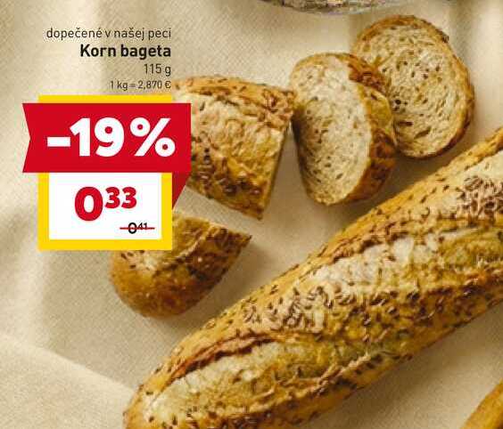 Korn bageta 115 g