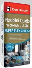 DEN BRAVEN FLEXIBILNÉ LEPIDLO NA OBKLADY A DLAŽBU SUPER FLEX C2TE S1, 25 KG