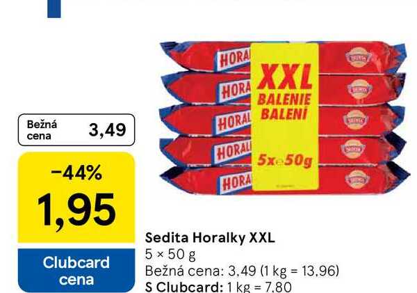 Sedita Horalky XXL 5 x 50 g