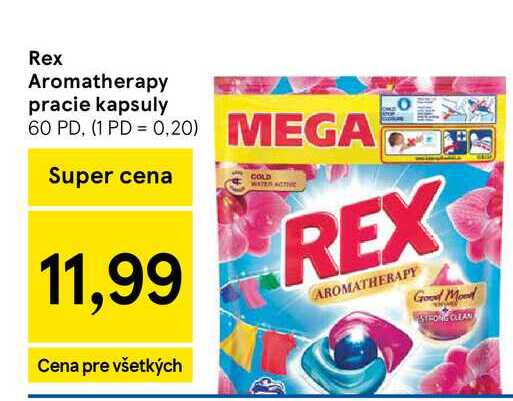Rex Aromatherapy pracie kapsuly 60 PD
