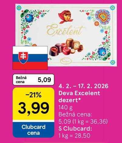 Deva Excelent dezert 140 g 
