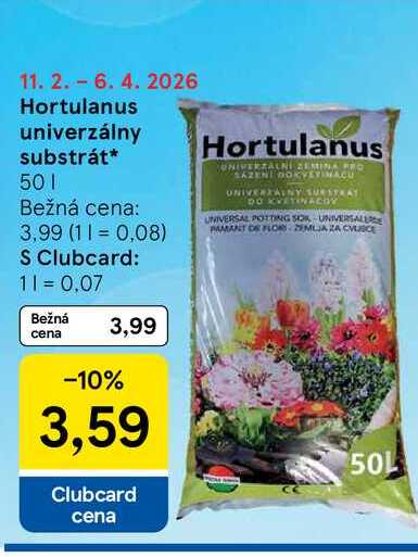 Hortulanus univerzálny substrát 50l