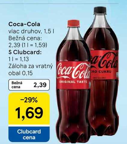 Coca-Cola 1,5 l 1.5l