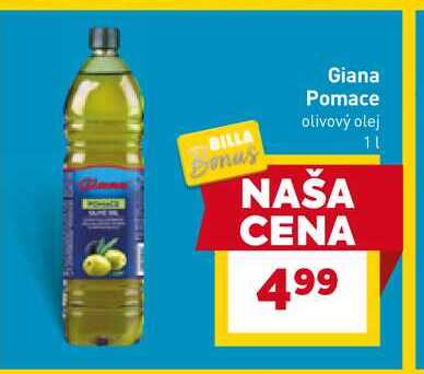 Giana Pomace olivový olej 1l