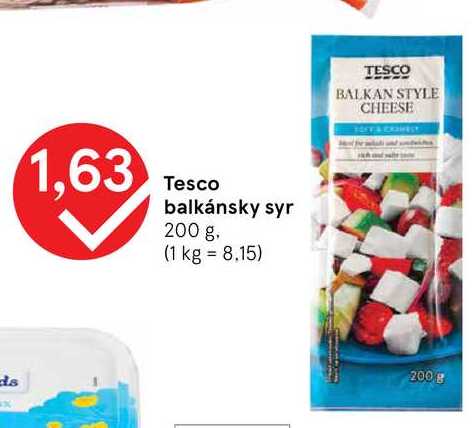 Tesco balkánsky syr 200 g