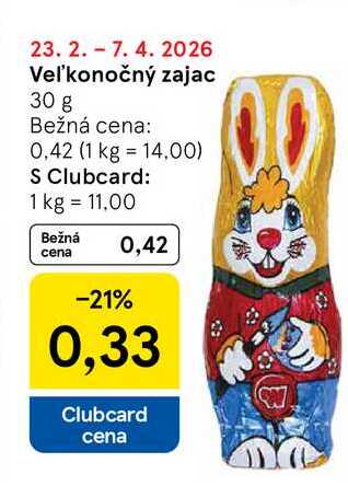 Veľkonočný zajac 30 g