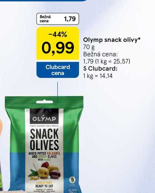 Olymp snack olivy 70g