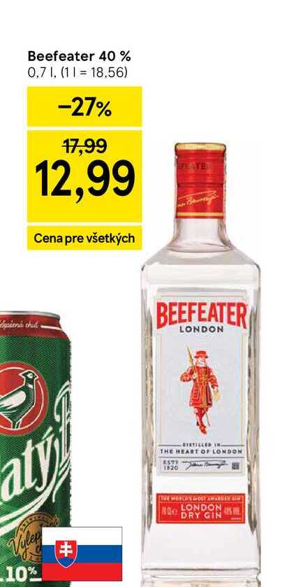 Beefeater 40 % 0,7l