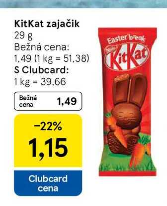 KitKat zajačik 29 g